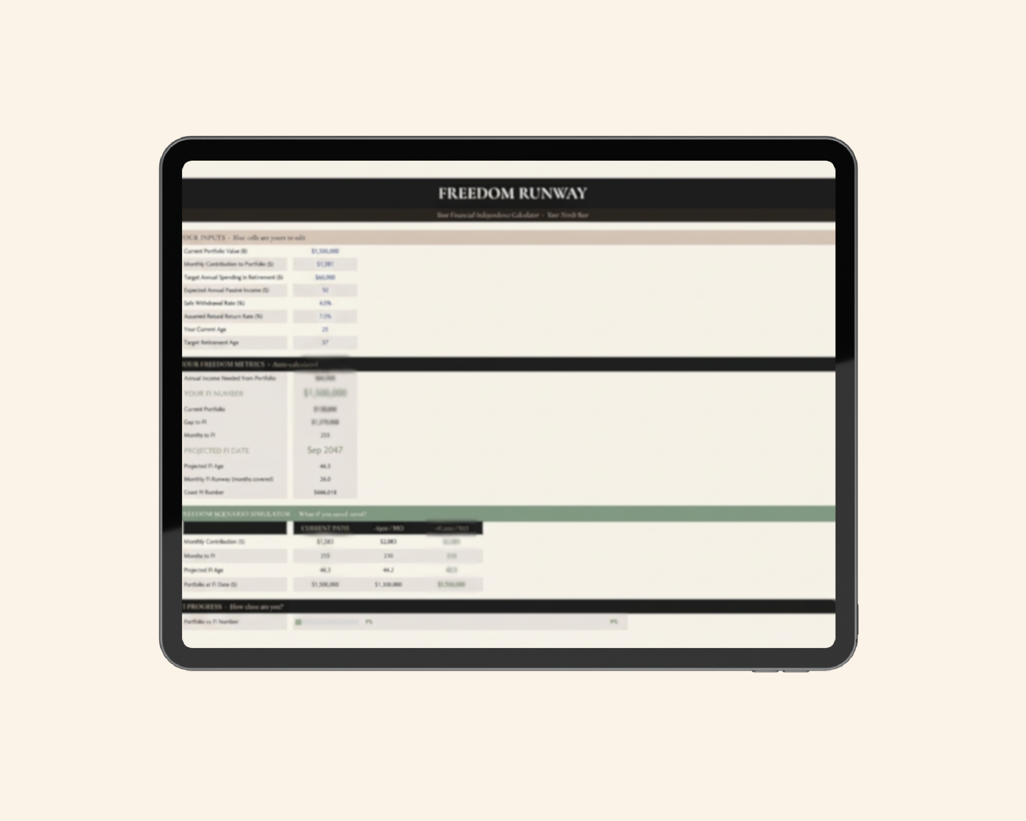 Freedom Runway Calculator
